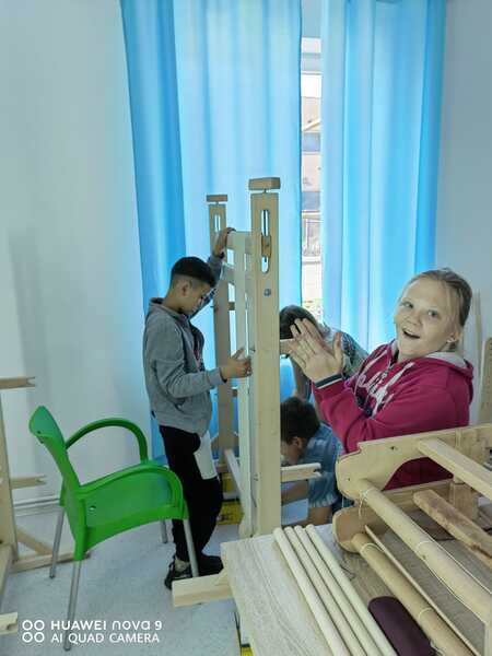 Activitate in cadrul atelierului de tesut 3